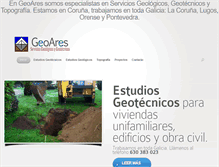 Tablet Screenshot of geoares.com
